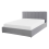 Beliani Ottoman Bed DREUX Fabric Light Grey 140 x 200 cm (EU Double) 2