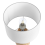 Beliani Table Lamp BALAO Ceramic Yellow 2