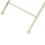Beliani Bistro Table BIVIO 90 cm 90 cm Metal Off-White 6
