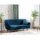 Beliani Sofa 3 Seater BODO Velvet Navy Blue 2