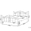 Beliani Bed Metal ANTLIA 140 x 200 cm (EU Double) White 3