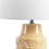 Beliani Table Lamp BALAO Ceramic Yellow 3