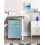 Beliani Storage Unit CAMI Metal Light Blue 6