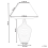 Beliani Table Lamp CELESTE Ceramic Beige 3