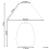Beliani Table Lamp LUCHETTI Ceramic White/ Blue 3