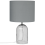Beliani Table Lamp DEVOLL Glass Grey 4