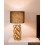 Beliani Table Lamp SELJA Ceramic Gold 2