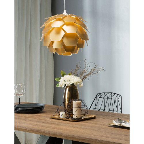 Beliani Pendant Lamp SEGRE S Gold 1