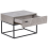 Beliani 1 Drawer Bedside Table CAIRO Light Grey 7