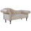 Beliani Left-Hand Chaise Longue LATTES Velvet Beige 2