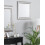 Beliani Wall Mirror CAVAN 65 cm 65 cm Metal Silver 2