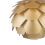Beliani Pendant Lamp SEGRE S Gold 5