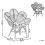 Beliani Peacock Chair FLORENTINE Rattan Natural 3