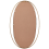 Beliani Wall Mirror BESSON 55 cm 90 cm Metal Gold 4