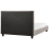 Beliani Bed Fabric LA ROCHELLE 140 x 200 cm (EU Double) Light Grey 6