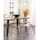 Beliani Set of 2 Dining Chairs SILERTON Transparent 2