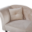 Beliani Left-Hand Chaise Longue LATTES Velvet Beige 6