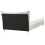 Beliani Bed Velvet CHALEIX 140 x 200 cm (EU Double) Light Grey 6