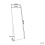 Beliani Standing Mirror BEAUVAIS 156 cm Metal Black 3