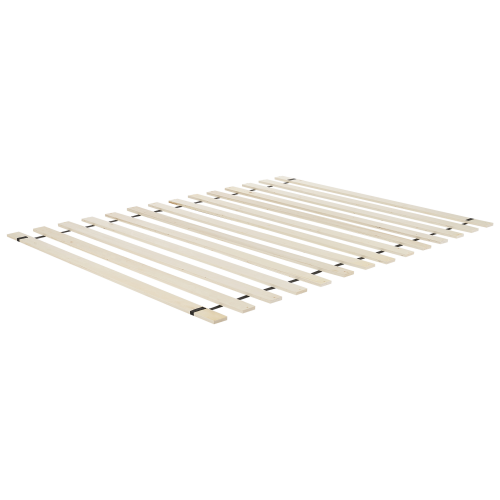Beliani Bed Fabric LA ROCHELLE 140 x 200 cm (EU Double) Light Grey 1