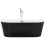 Beliani Bathtub HARVEY 1700 x 800 mm Black/ White 3