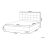 Beliani Bed Fabric LA ROCHELLE 140 x 200 cm (EU Double) Light Grey 4