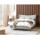 Beliani Bed Velvet CHALEIX 140 x 200 cm (EU Double) Light Grey 4
