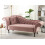 Beliani Left-Hand Chaise Longue LATTES Velvet Pink 2