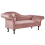 Beliani Left-Hand Chaise Longue LATTES Velvet Pink 7