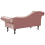 Beliani Left-Hand Chaise Longue LATTES Velvet Pink 8
