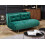 Beliani Sofa Bed 2 Seater VESTFOLD Velvet Dark Green 2
