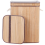 Beliani Laundry Basket KALUTARA Bamboo Light Brown 6