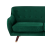 Beliani Sofa 3 Seater BODO Velvet Emerald Green 6