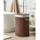 Beliani Laundry Basket SANNAR Bamboo Dark Brown 75 L 3