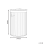 Beliani Laundry Basket SANNAR Bamboo Black 75 L 3
