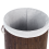 Beliani Laundry Basket SANNAR Bamboo Dark Brown 75 L 6