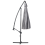 Beliani Cantilever Parasol 268 cm CALABRIA II Dark Grey 2