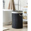 Beliani Laundry Basket SANNAR Bamboo Black 75 L 2