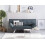 Beliani Sofa Bed 3 Seater BRISTOL Fabric Dark Blue 2