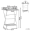 Beliani Side Table ANCUD Metal White 3