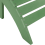 Beliani Garden Footstool ADIRONDACK Green 12