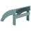 Beliani Garden Footstool ADIRONDACK Turquoise 2