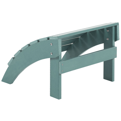 Beliani Garden Footstool ADIRONDACK Turquoise 1