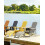 Beliani Garden Footstool ADIRONDACK Dark Grey 2