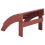 Beliani Garden Footstool ADIRONDACK Red 6