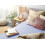 Beliani Fitted Sheet JANBU 200 x 200 cm Cotton Light Blue 5