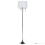 Beliani Floor Lamp EVANS Metal White 2