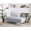Beliani Left-Hand Chaise Longue ALLIER Velvet Light Grey 2