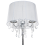 Beliani Floor Lamp EVANS Metal White 3