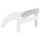 Beliani Garden Footstool ADIRONDACK White 4